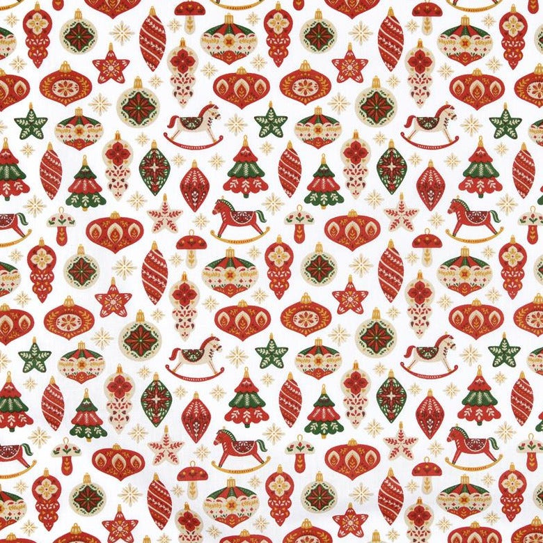 Tissu Coton - Décorations de Noël II