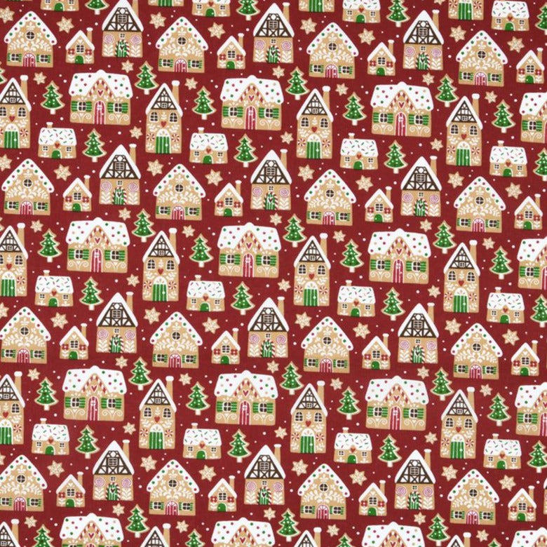 Tissu Coton - Biscuits de Noël