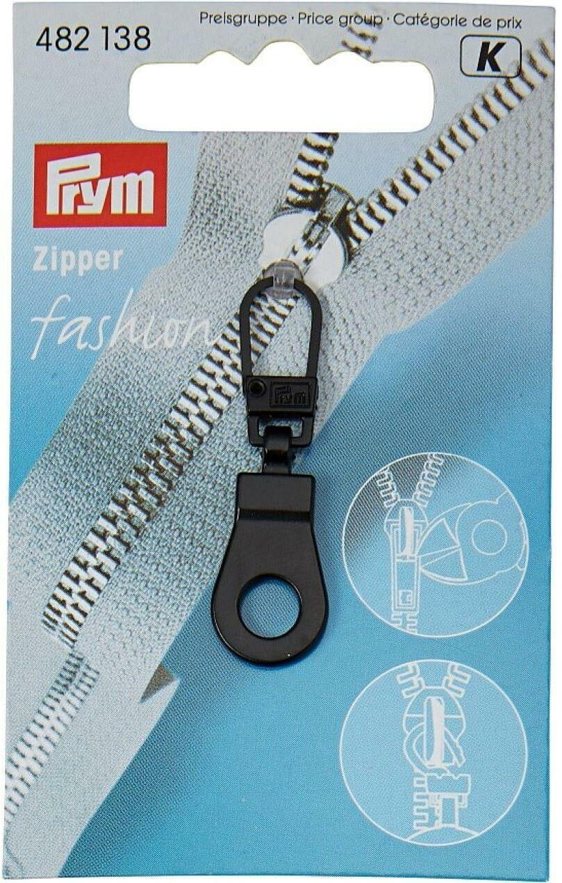 Tirette « Fashion-Zipper », oeillet, noir