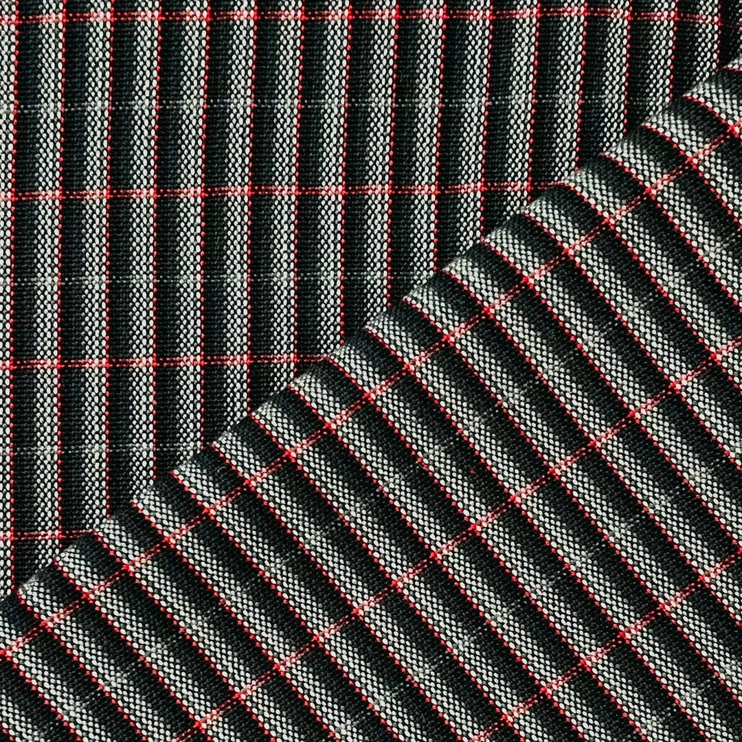 TISSU POUR ROBE DE DZAQUILLON - Noir, Rouge, Gris