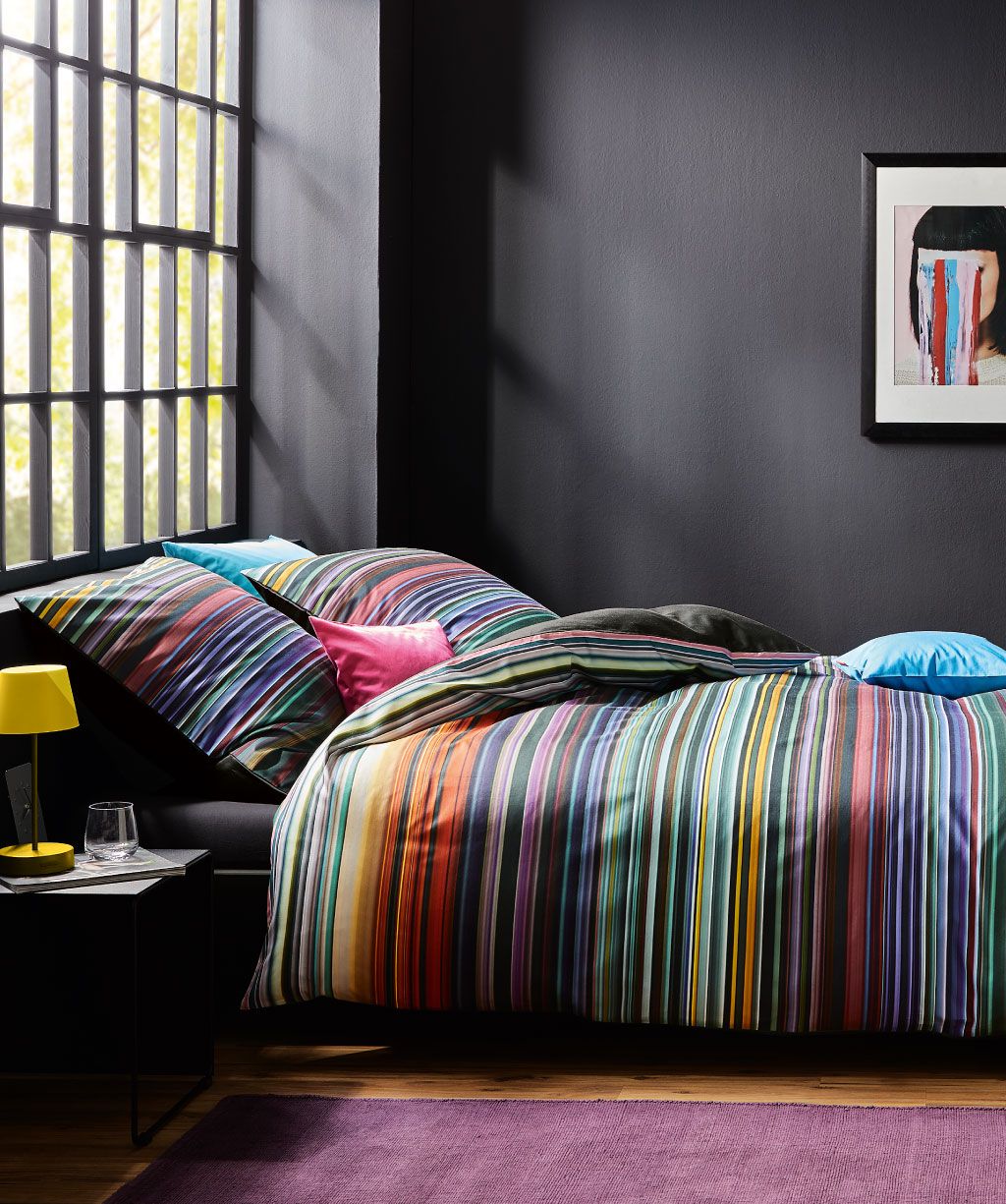 Linge de Lit- Multicolor Rayé