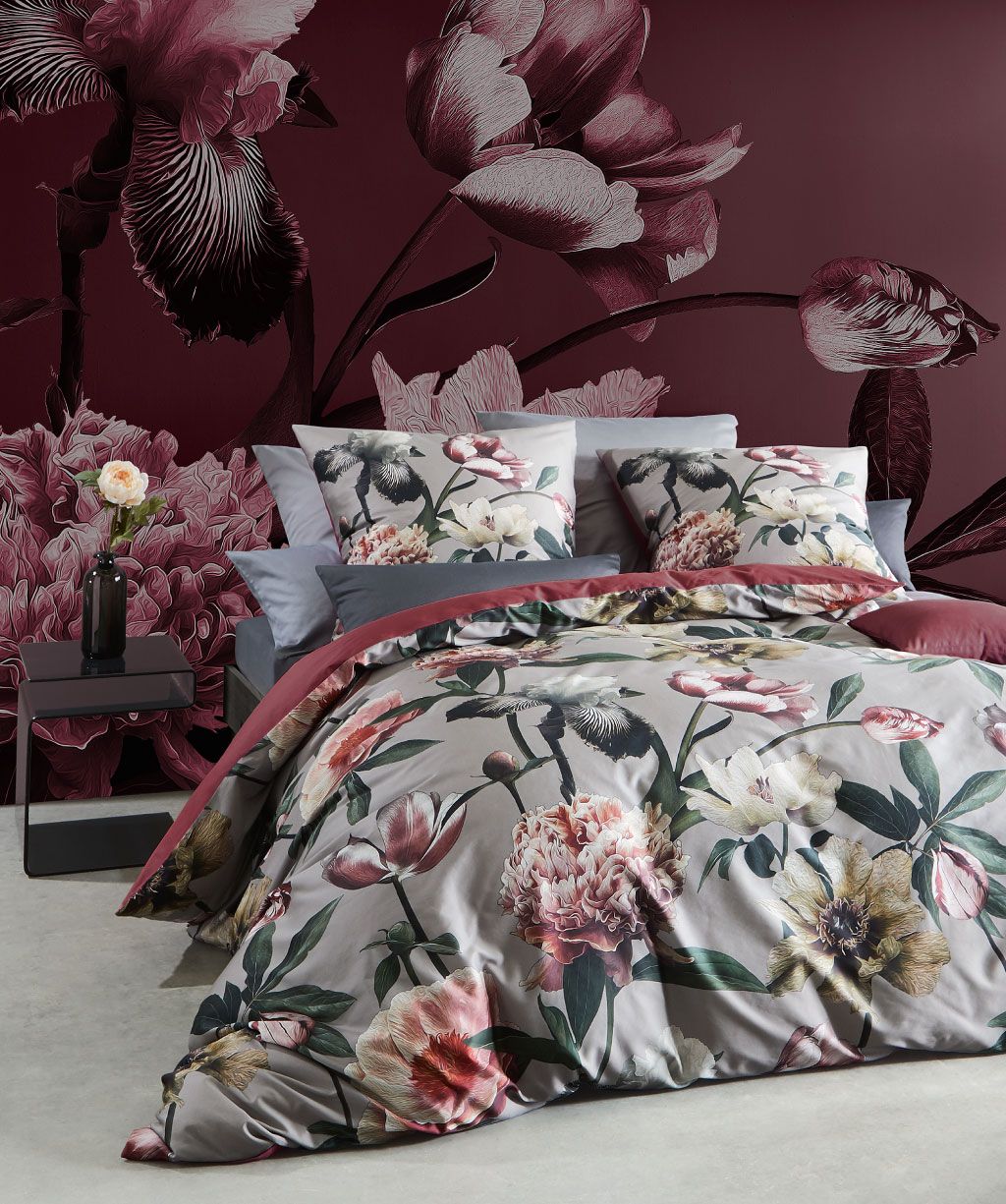 Linge de Lit- Dark Cherry