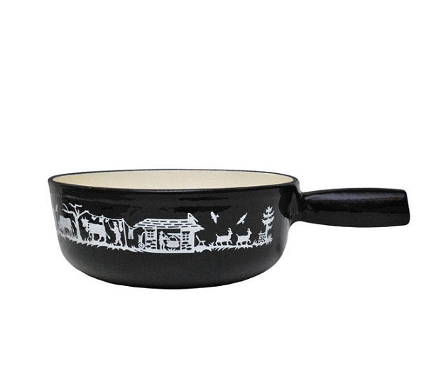 Caquelon à Fondue Ø 23 cm- Découpage Suisse