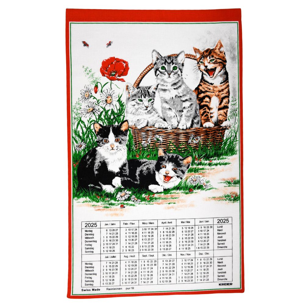 Calendrier en Tissu- Chats 2025