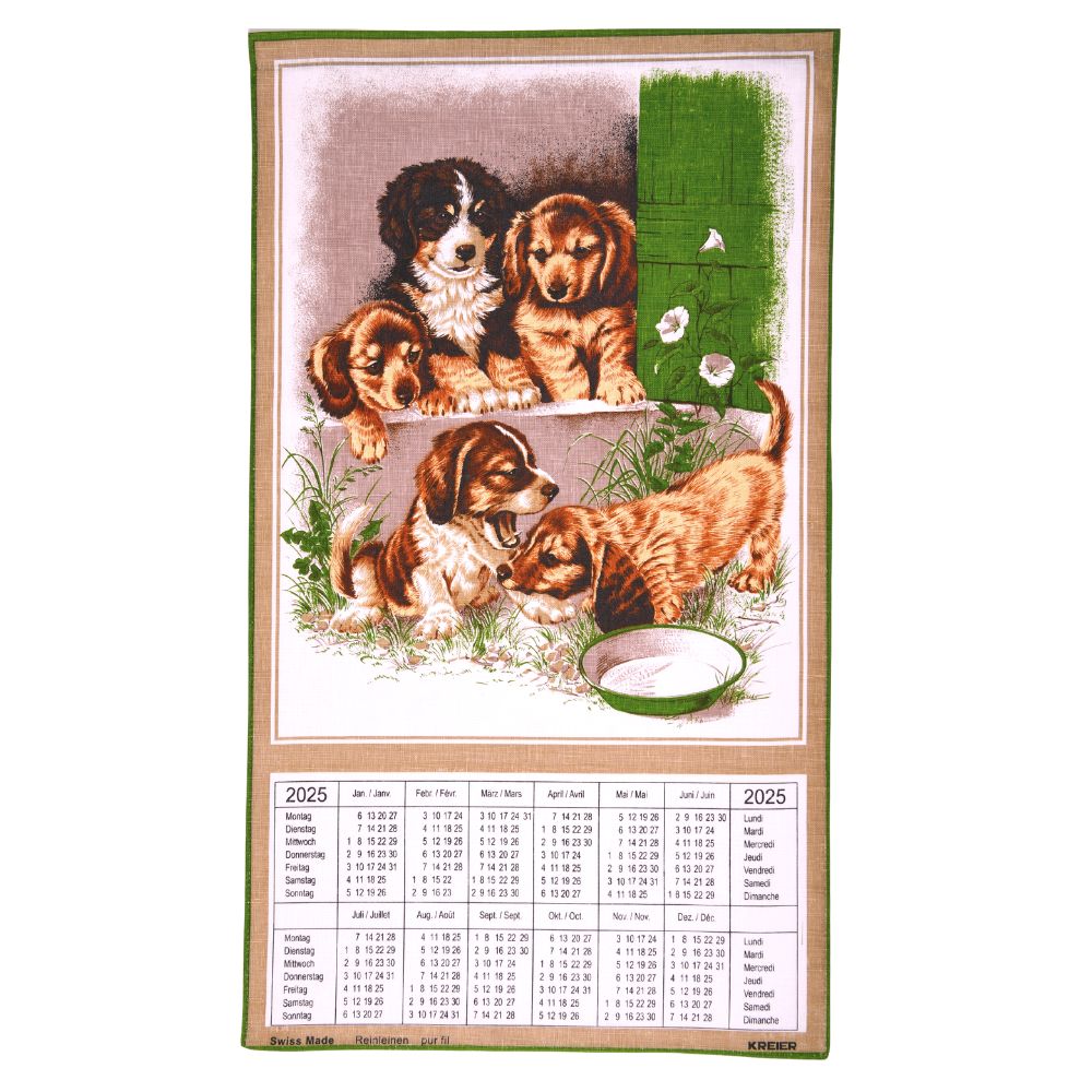 Calendrier en Tissu- Chiens 2025