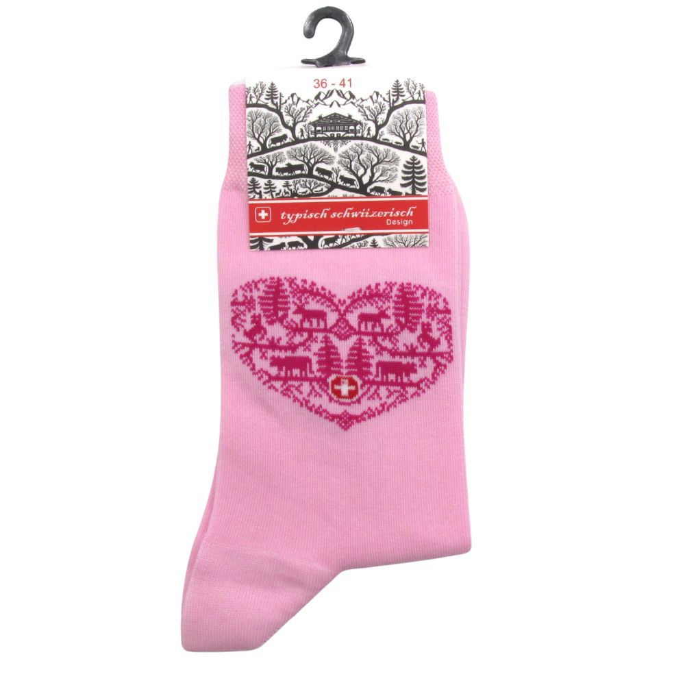 Chaussettes- Poya Rose