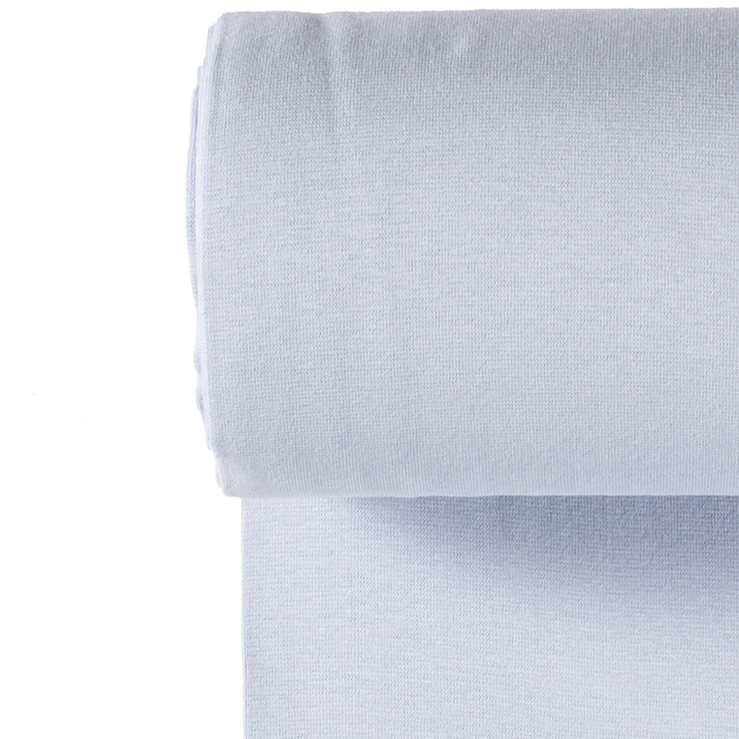 Tissu Jersey tubulaire bord-côte - Bleu clair