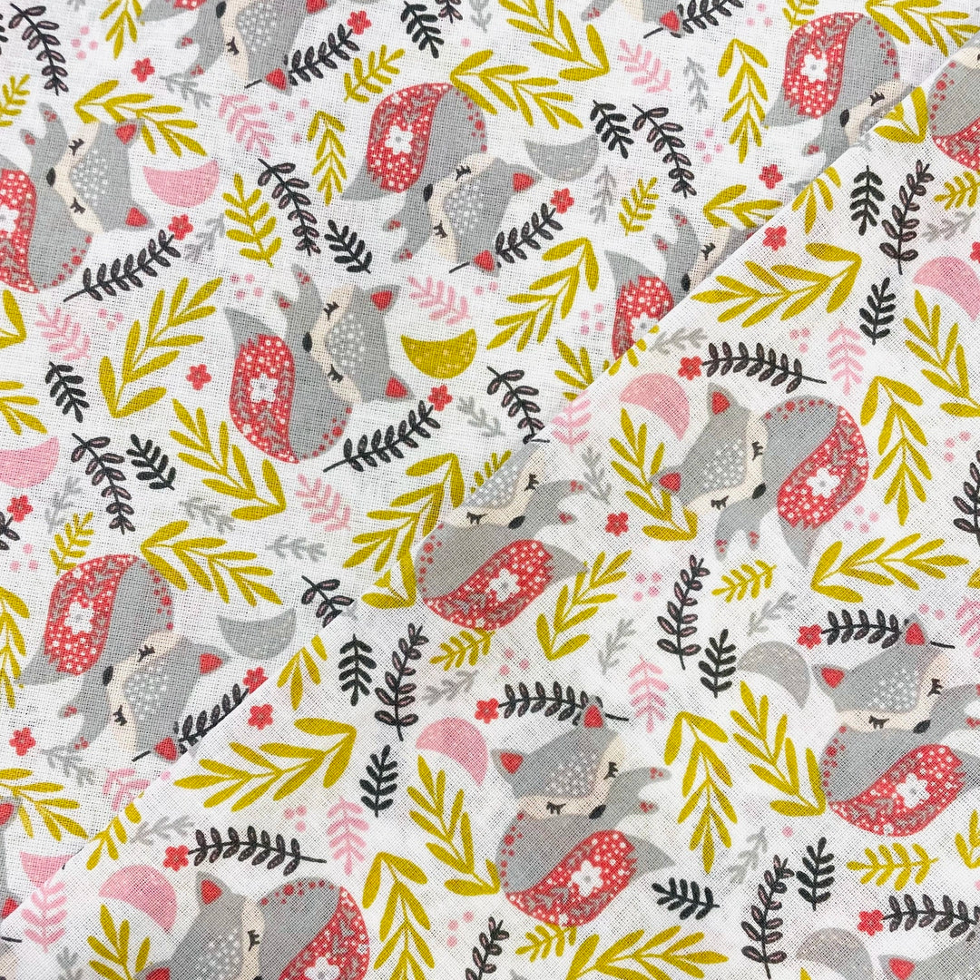 Tissu Coton - Renards