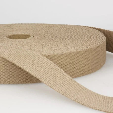 Sangle Coton 30 mm - Beige