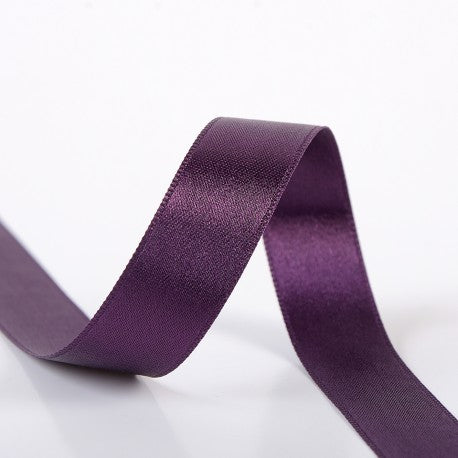 Ruban Satin Double Face- Mauve