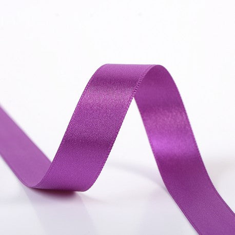 Ruban Satin Double Face- Violet Medium
