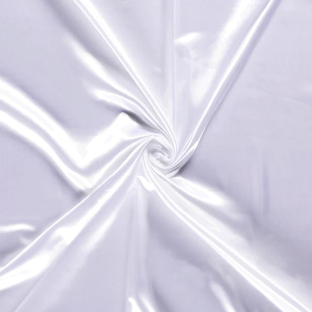 Tissu Satin - Blanc