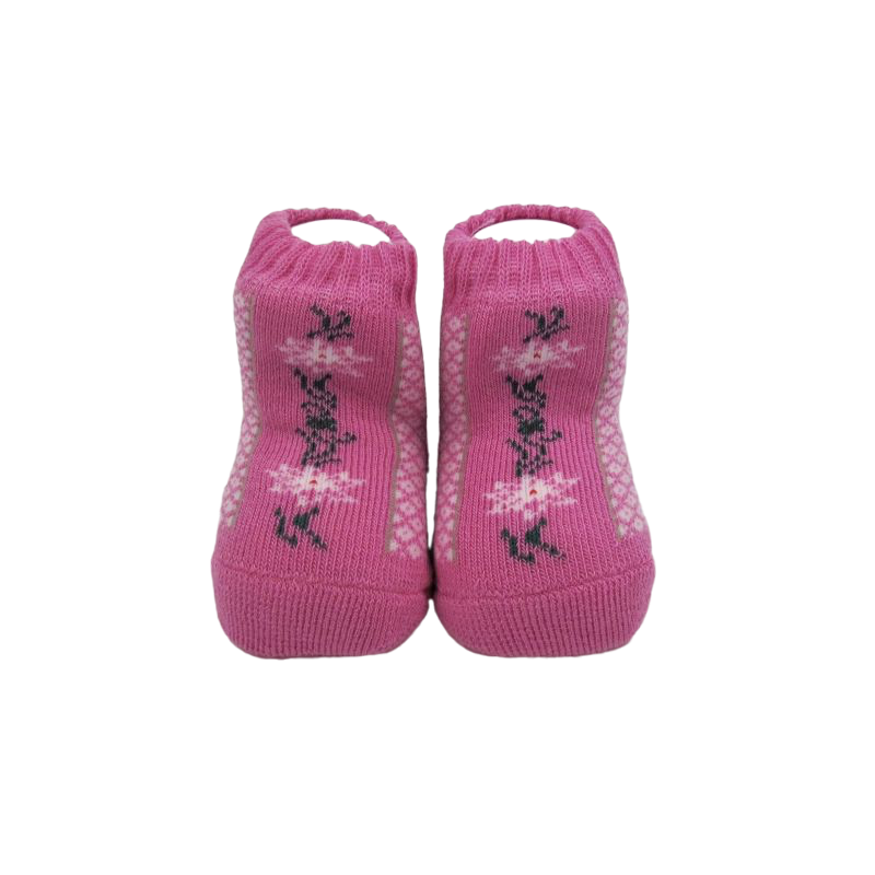 Chaussettes pour Bébé - Edelweiss Rose