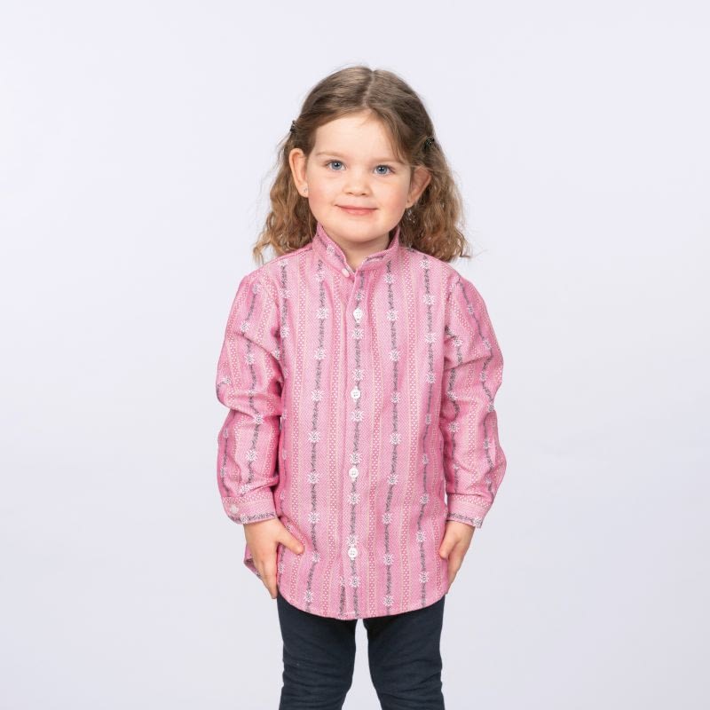 Chemise Edelweiss Enfant- Rose