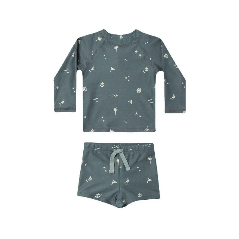 Maillot de Bain- T-shirt + Shorts Anti-UV