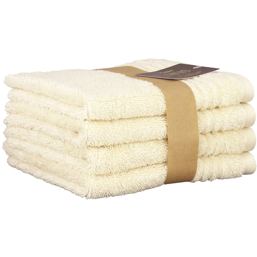 Lot de 4 serviettes de toilette- Natur