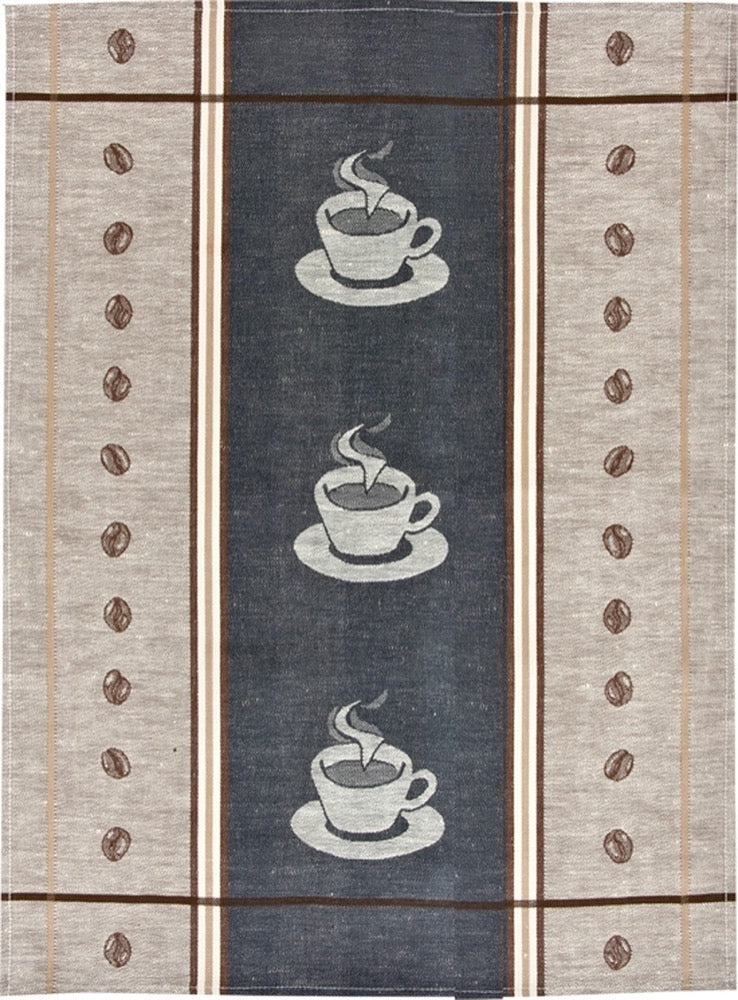 Linge de Cuisine Mi-Fil - Espresso Anthracite