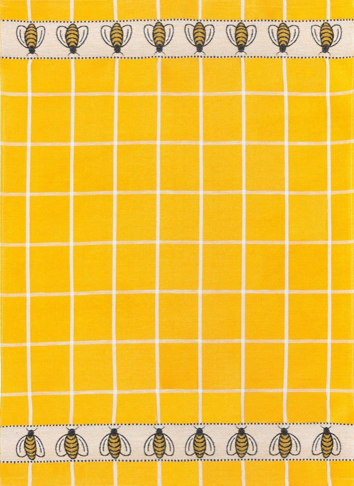 Linge de Cuisine Mi-Fil -Abeilles