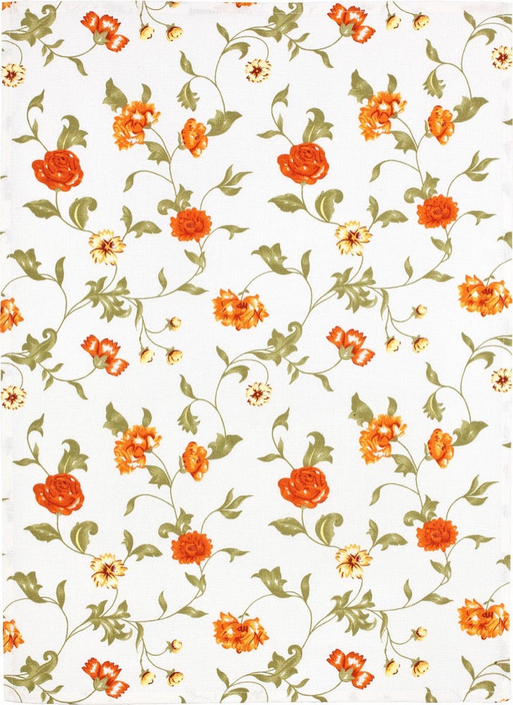 Linge de Cuisine Mi-Fil - Fleurs