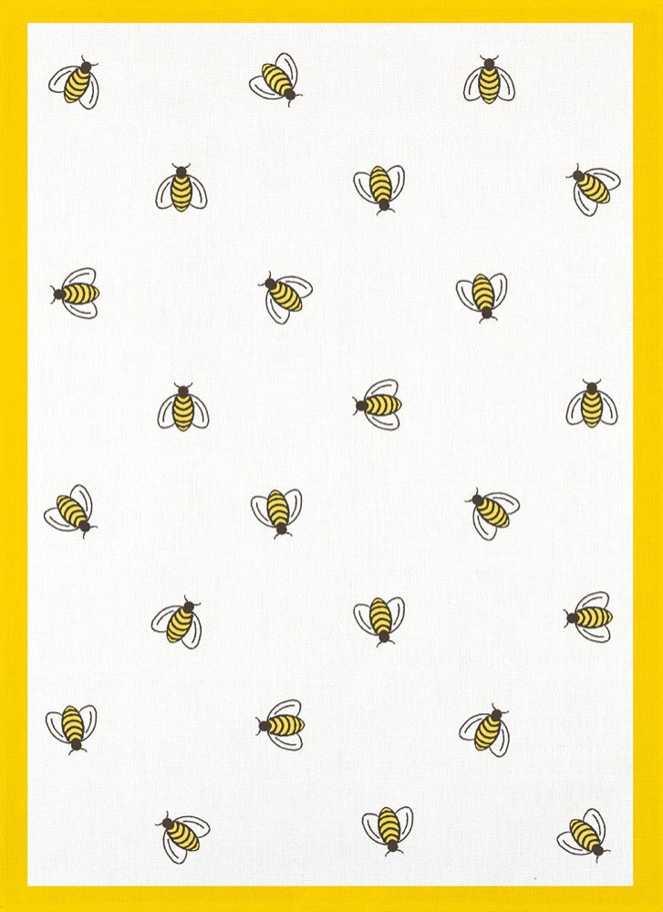 Linge de Cuisine Mi-Fil -Abeilles