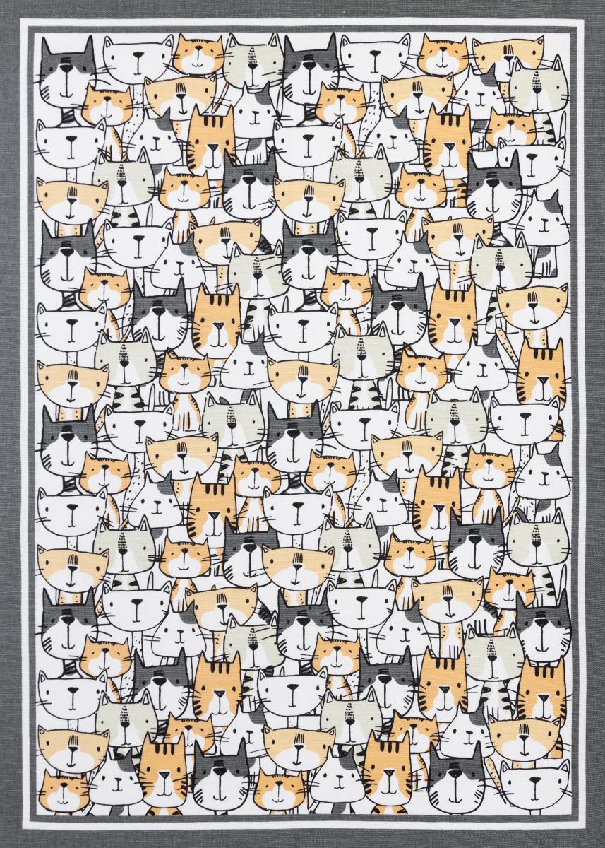 Linge de Cuisine Mi-Fil - Chats