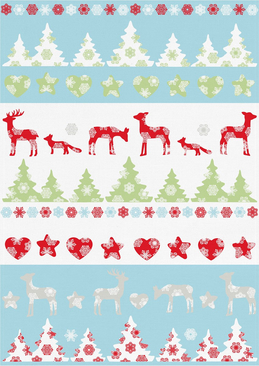 Linge de Cuisine Éponge Noël- Cerfs