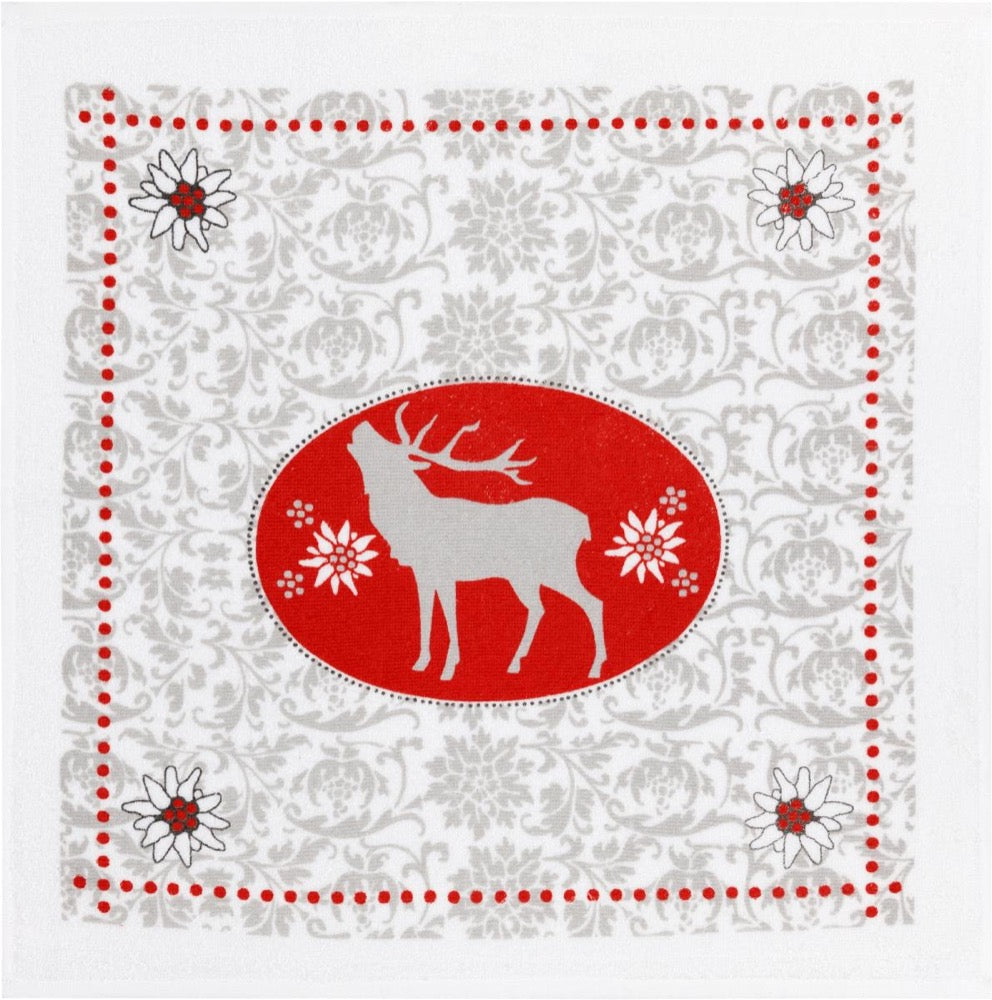 Linge de Cuisine éponge- Cerf et Edelweiss