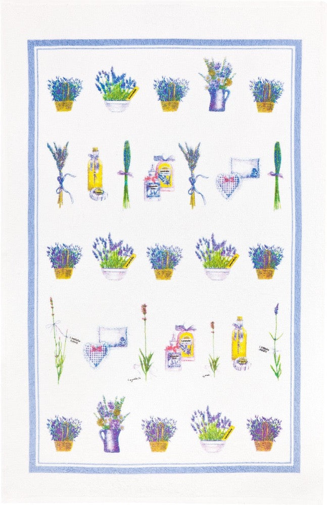 Linge de Cuisine éponge - Lavande