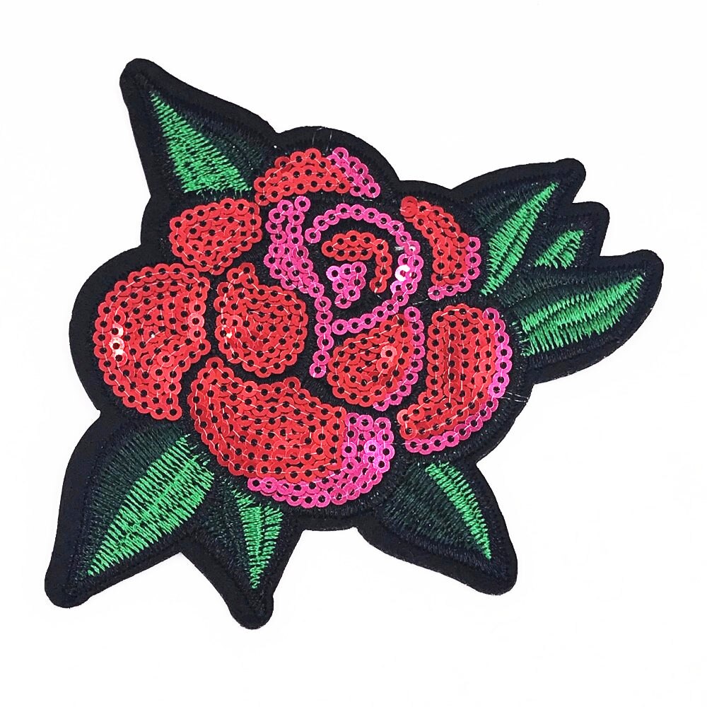 Patch Thermocollant - Rose avec Paillettes