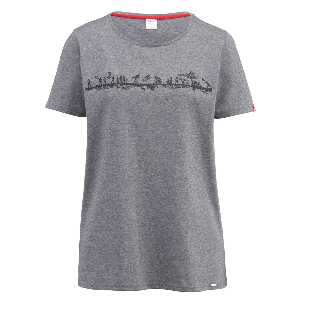 CHEMISE MANCHES COURTES- Poya Gris