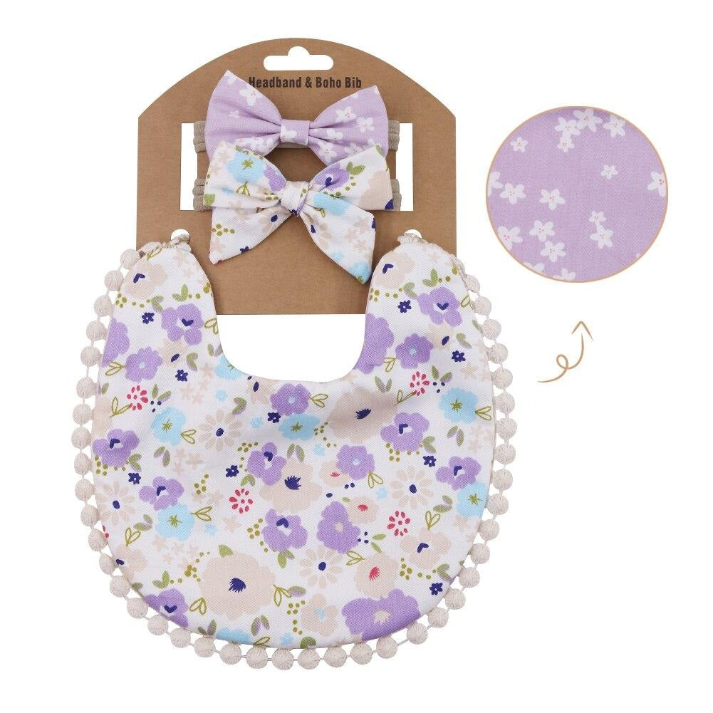 Bavoir avec Headband - Lavanda