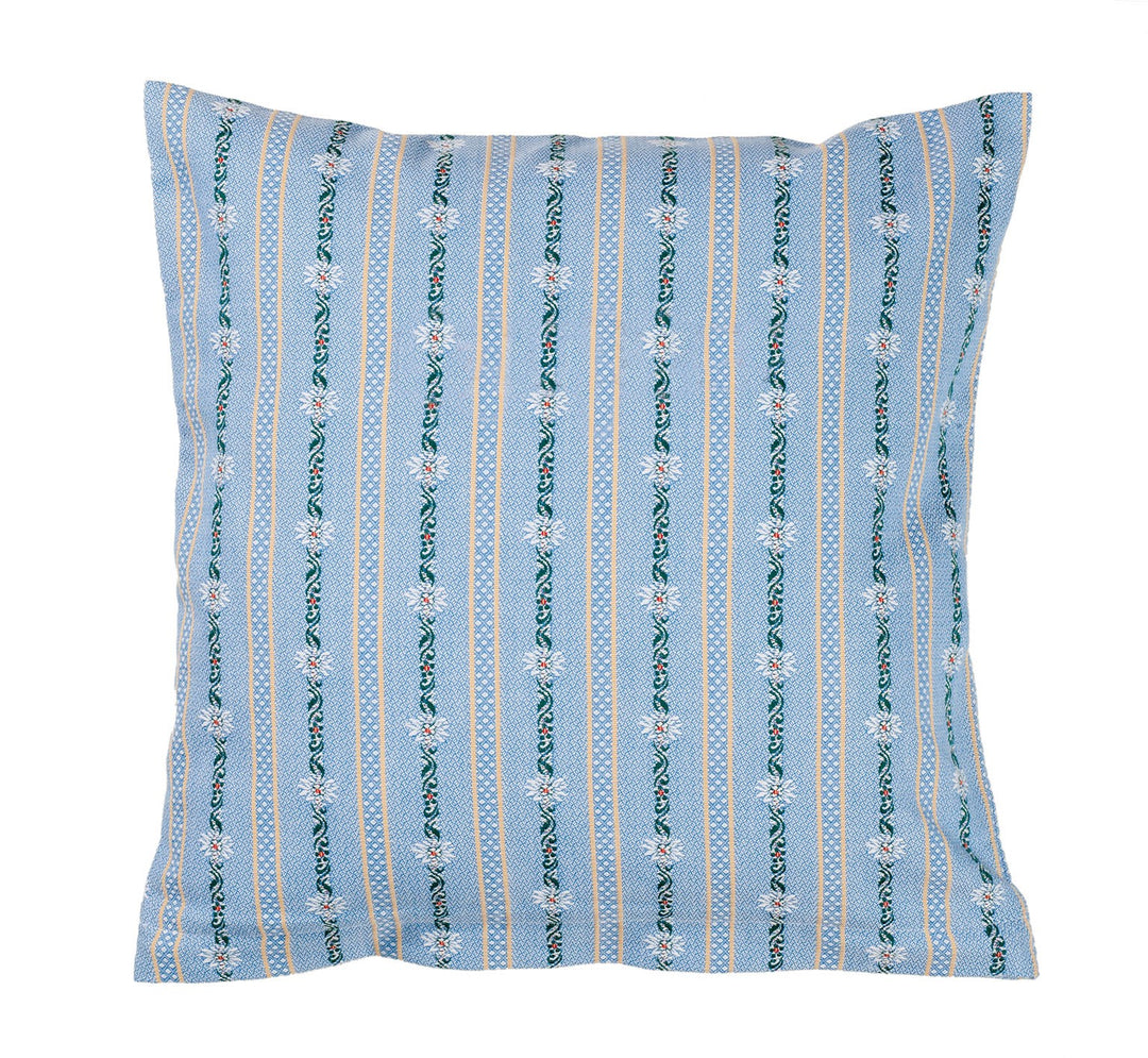 Housse de Coussin- Edelweiss Bleu