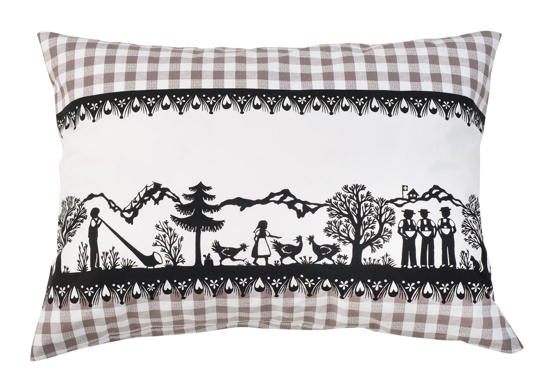 Housse de Coussin- Poya Taupe