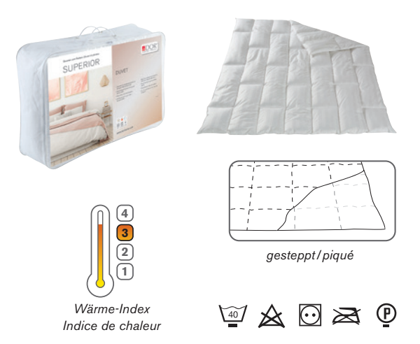 SUPERIOR- Duvet pour toute l‘année