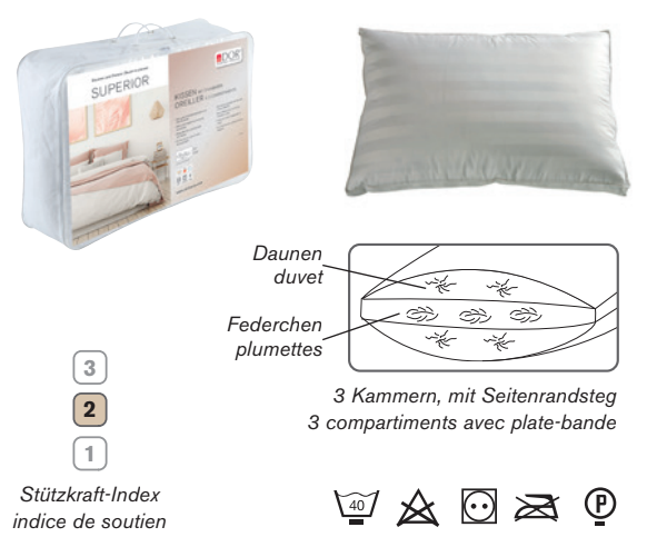 SUPERIOR- Oreiller indice de soutien 2