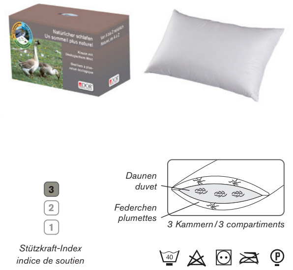 LENZERHEIDE - Oreiller indice de soutien 3