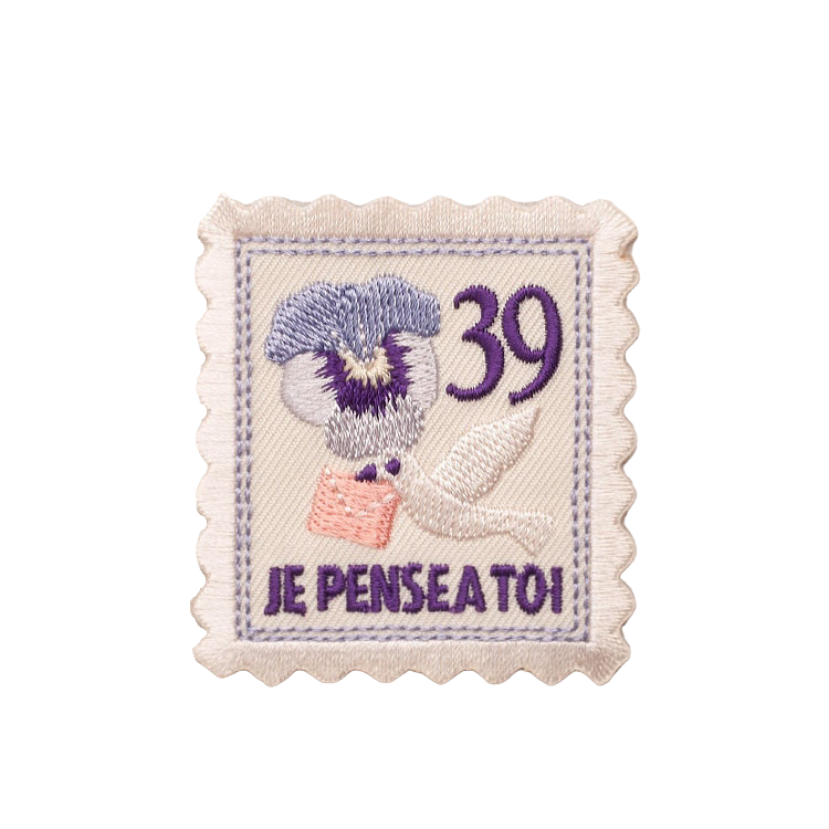 Patch Thermocollant - Timbre Lilas