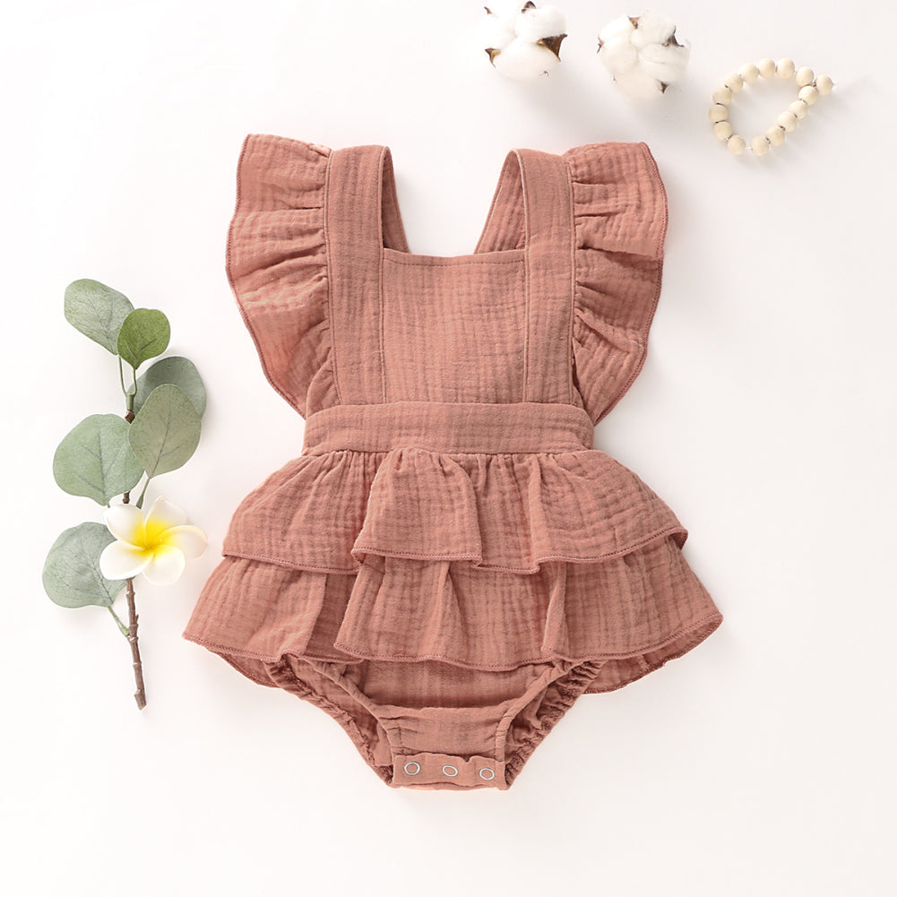 Barboteuse en Double Gaze de Coton