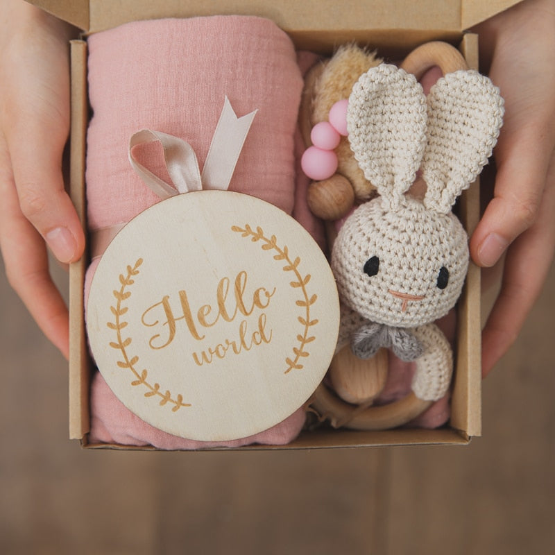 Coffret Cadeau Bébé - Rose