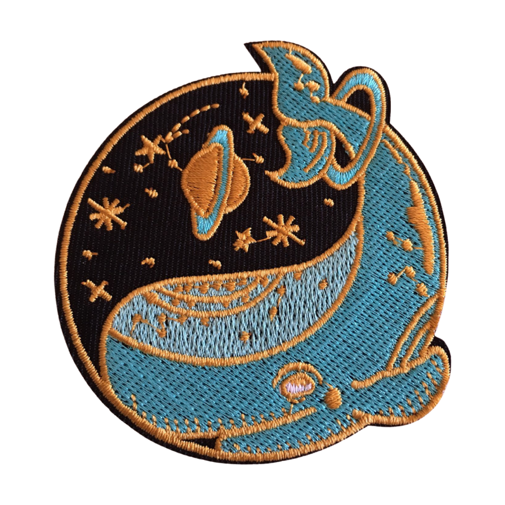 Patch Thermocollant - Baleine Doré
