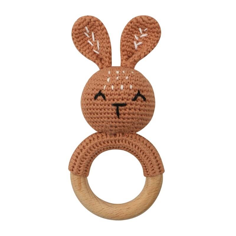 Anneau de dentition, Hochet en crochet- Lapin
