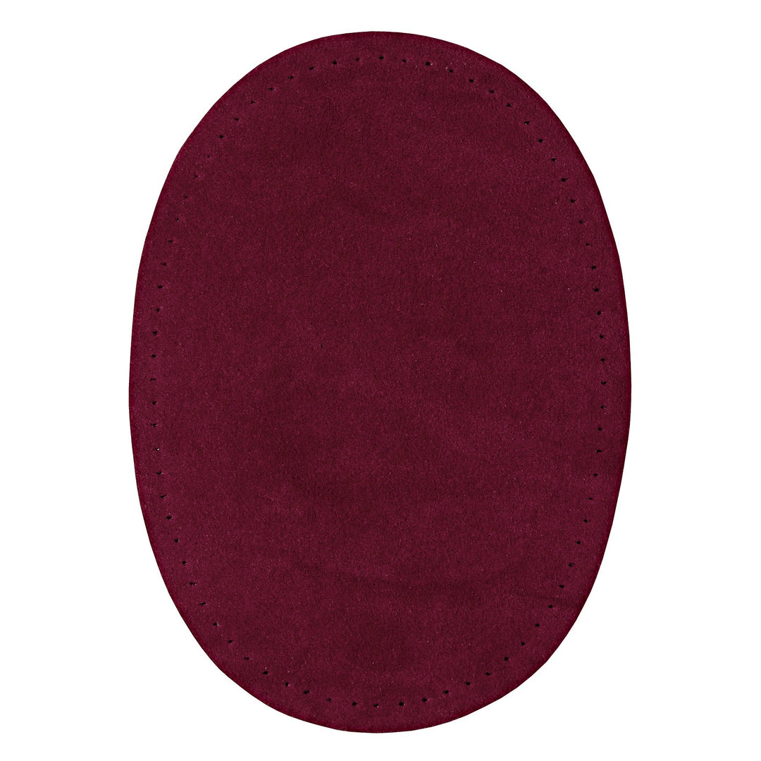 2 Patchs- Thermocollant-Suède imitation, bordeaux