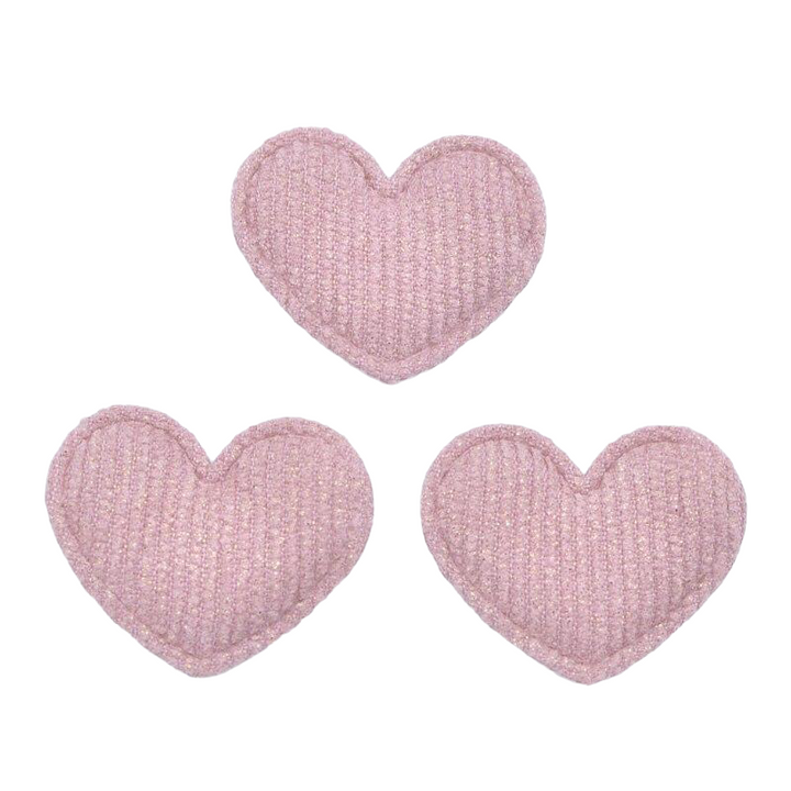 Appliqué Coeur- Rose