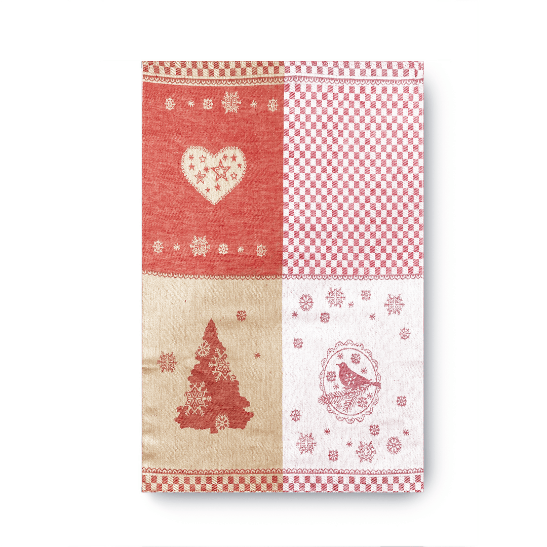 Linge Coeur & Sapin Noël - Biner Pinaton