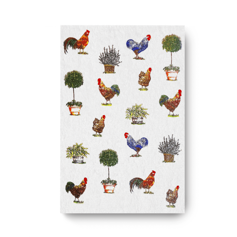 Linge de Cuisine Éponge - Poule