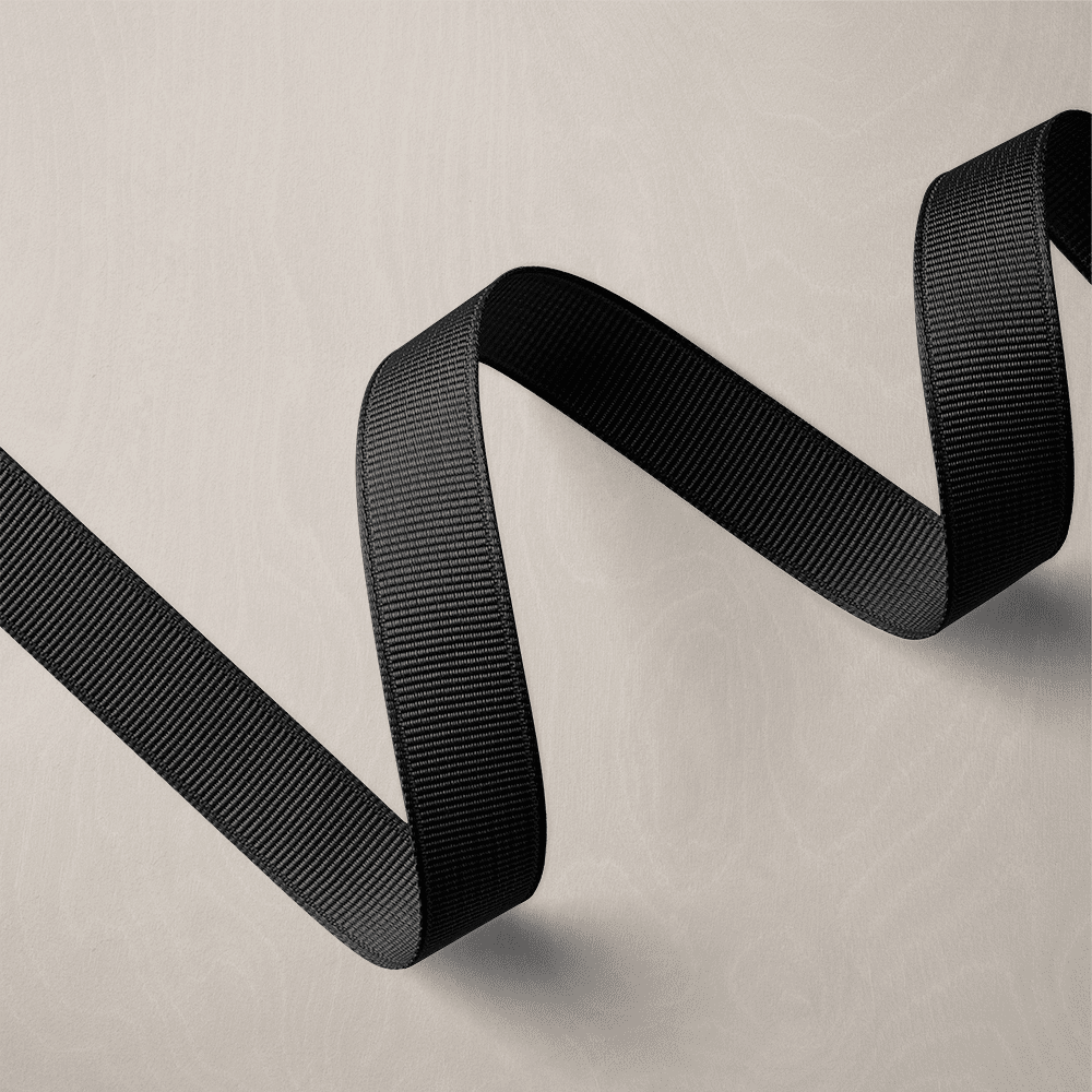 Ruban Gros-Grain - Noir