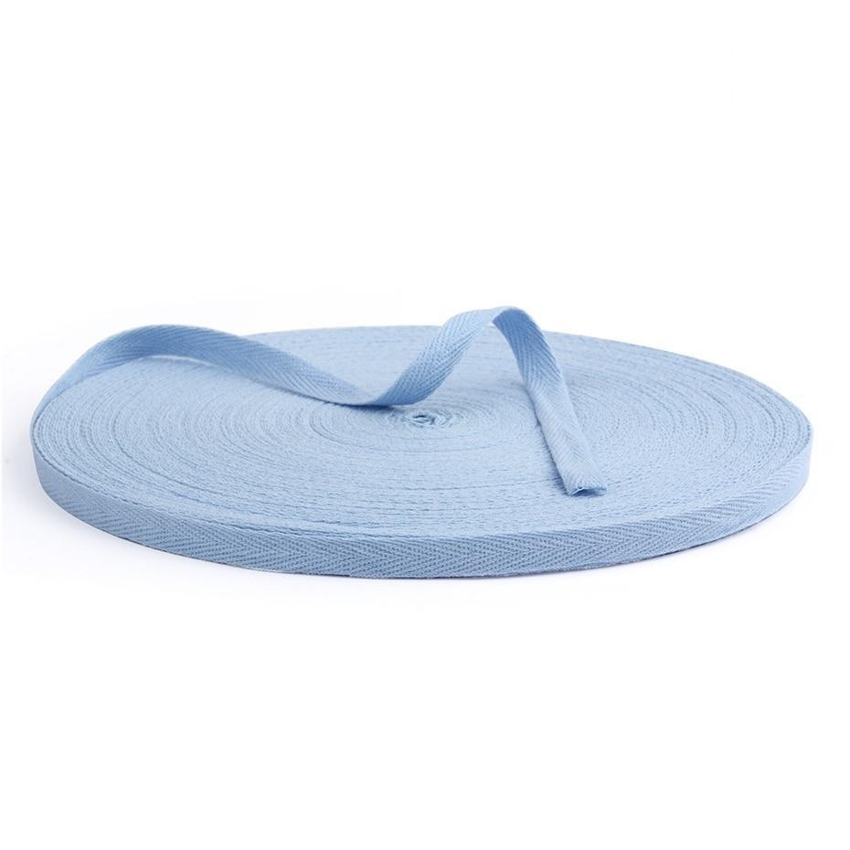 Ruban Sergé 100% coton - Bleu Ciel