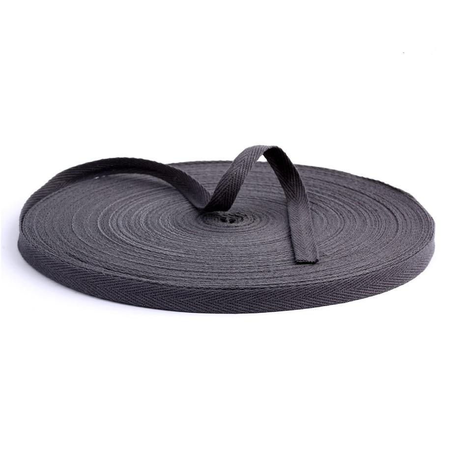 Ruban Sergé 100% coton - Gris Foncé