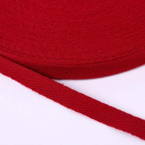 Ruban Sergé 100% coton - Rouge Foncé
