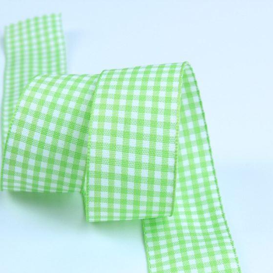 Ruban Vichy- Vert Clair